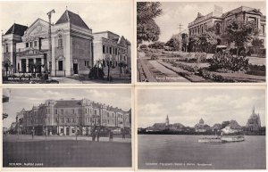 Szolnok Varosi Szinhaz Nerfeld Palota 4x Hungary Postcard s