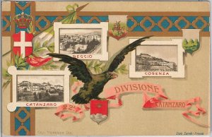 44530 VINTAGE POSTCARD - REGIMENTAL: CATANZARO / REGGIO CALABRIA / COSENZA-