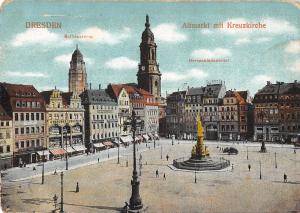 b23387 dresden altmarkt mit kreuzkirche germany