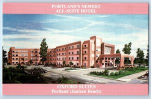 Roseville California CA Postcard Portland's All-Suite Hotel Oxford Suites c1960