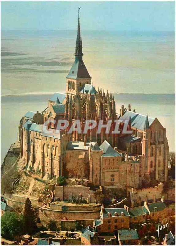 Modern Postcard Mont Saint Michel (Manche) West Pearl of The Wonder