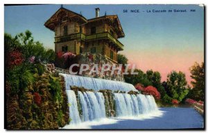 Old Postcard Nice La Cascade De Gairaut