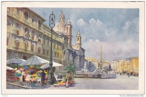 ROMA, Lazio, Italy, 1900-1910´s; Piazza Navona