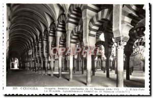 Postcard Old Cordoba Mezquita Primitiva ampliacon Al Mansour