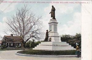 Rhode Island Providence Roger Williams Statue and Betsy Williams House Roger ...