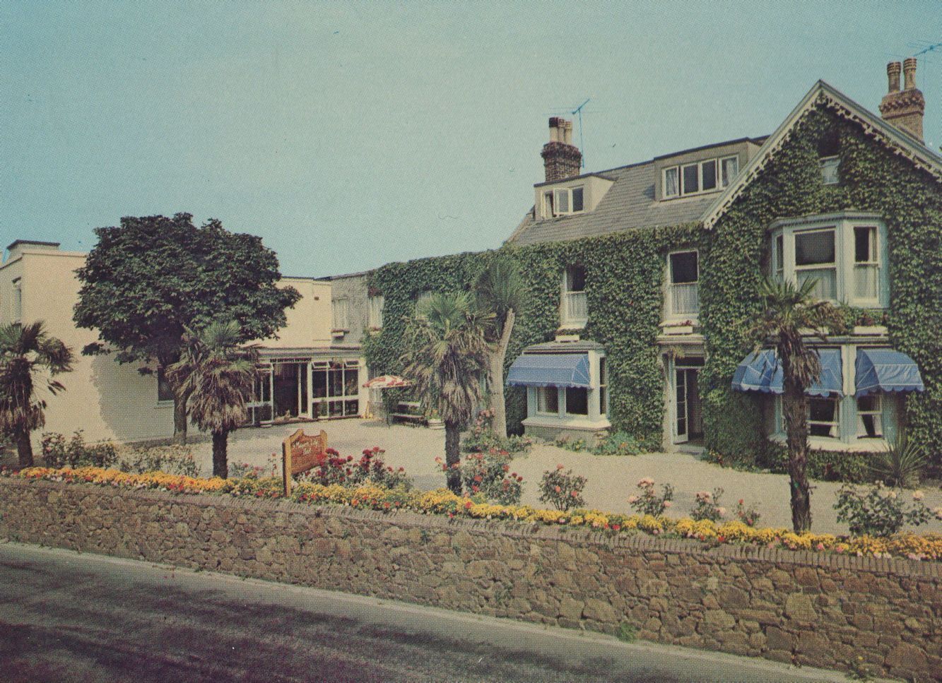 Reception at St Margarets Lodge Hotel St Martins Guernsey Postcard
