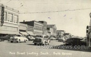 Main Street - Real Photo - Pratt, Kansas KS  