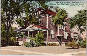 Postcard HOUSE SCENE Chippawa Ontario ON AL8593