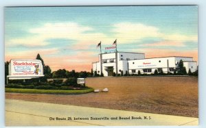 SOMERVILLE, NJ New Jersey ~ STOCKHOLM RESTAURANT c1950s Roadside Linen  Postcard