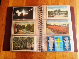 180 Vintage Post Cards in Post Card Album #2