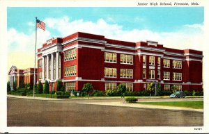 Nebraska Fremont Junior High School 1944 Curteich