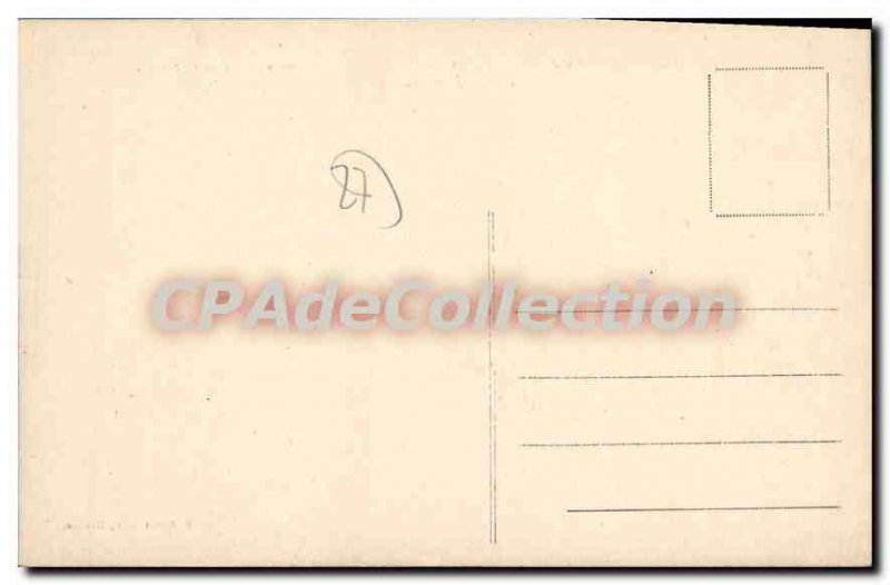 Postcard Old Quillebeuf-sur-Seine The Bore Height Of The Blade 3 meters