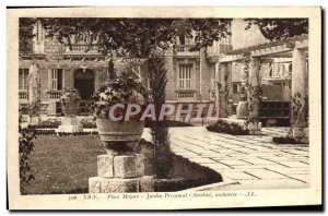 Postcard Old Nice Place Mozart Garden Pronecncal