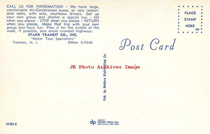 266733-New Jersey, Trenton, Starr Transit Company Bus