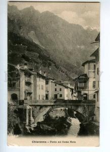 246798 ITALY Chiavenna Ponte sui fiume Mera Bridge River Mera