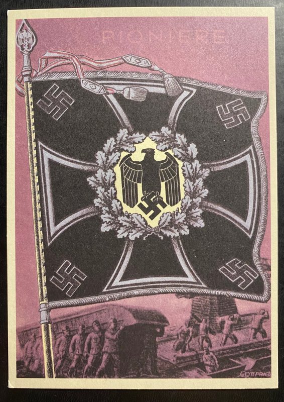 Mint Germany Picture Postcard cover Pioneer Troops Wehrmacht forces