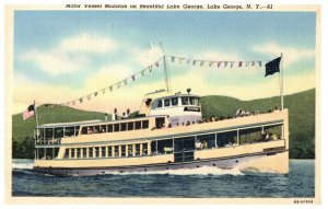 Motor Vessel Mohican Lake George, New York Ship Postcard -61-