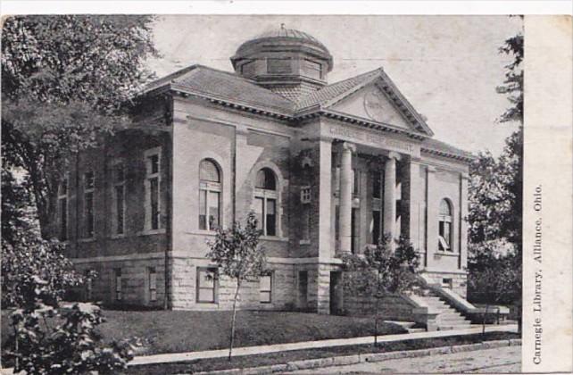 Ohio Alliance Carnegie Library 1909