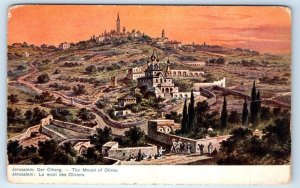 JERUSALEM The Mount of Olives ISRAEL Postcard