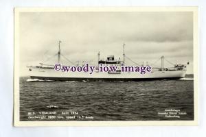 pf0368 - Swedish Orient Line Cargo Ship - Vidaland , built 1954 - postcard