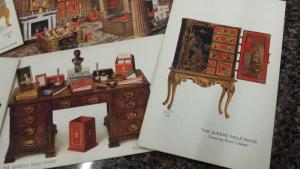 Queens Dolls House Series 2 Tuck Set Of 8 Piano Drawing Room Antique PCs K17726