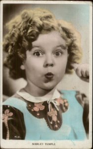 Actress Shirley Temple 41.D 1930s Real Photo Postcard