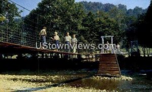 Swinging Bridge in Cherokee, North Carolina