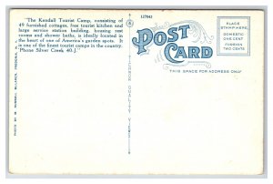 Kendall Tourist Camp Hwy US 20 Silver Creek New York NY UNP WB Postcard P27