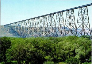 Canada Alberta Lethbridge Longest Highest Railroad Bridge In The World