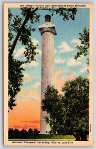 Put-In-Bay Ohio~Perry's Victory & International Peace Memorial~352 Ft~Linen PC