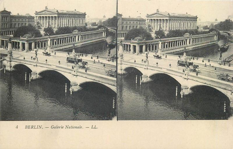 Lot 6 early stereo  stereographic views all GERMANY Berlin Hamburg 