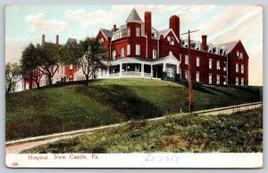 New Castle PA~Dirt Rd by Shenango Valley Hospital School Of Nursing~c1907