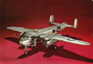 Vintage Postcard WWII B-25 Mitchell Light Bomber National Air & Space Museum