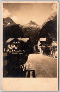 Lofer Salzburg Austria 1930s RPPC Real Photo Postcard Tyrol Town Die Steinberge