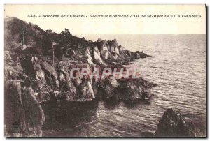 Old Postcard Rocks From I & # 39Esterel New Corniche D & # 39Or From St Rapha...
