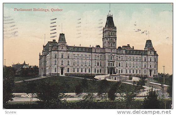 Exterior, Parliament Buildings, Quebec, Canada,  PU_1910