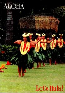 Hawaii Beautiful Girls Let's Hula 1991