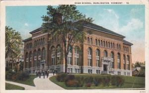 Vermont Burlington High School 1926 Curteich