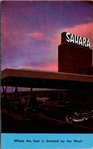 Postcard Hotel Sahara in Las Vegas, Nevada~1068