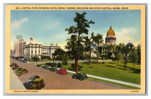 Capitol Park Hotel Federal Bldg. Boise Idaho Postcard