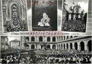 Modern Postcard Pope John XXIII visit the Shrine of Loreto October 4, 1962