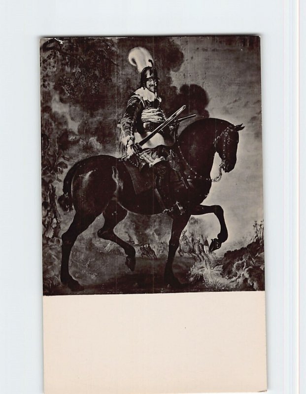 Postcard Kong Christian IV By K. van Mander, Frederiksborg, Hillerød, Denmark