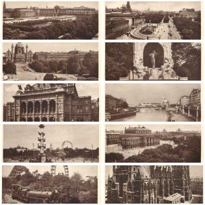 Austria Vienna lot of 10 topographical postcards