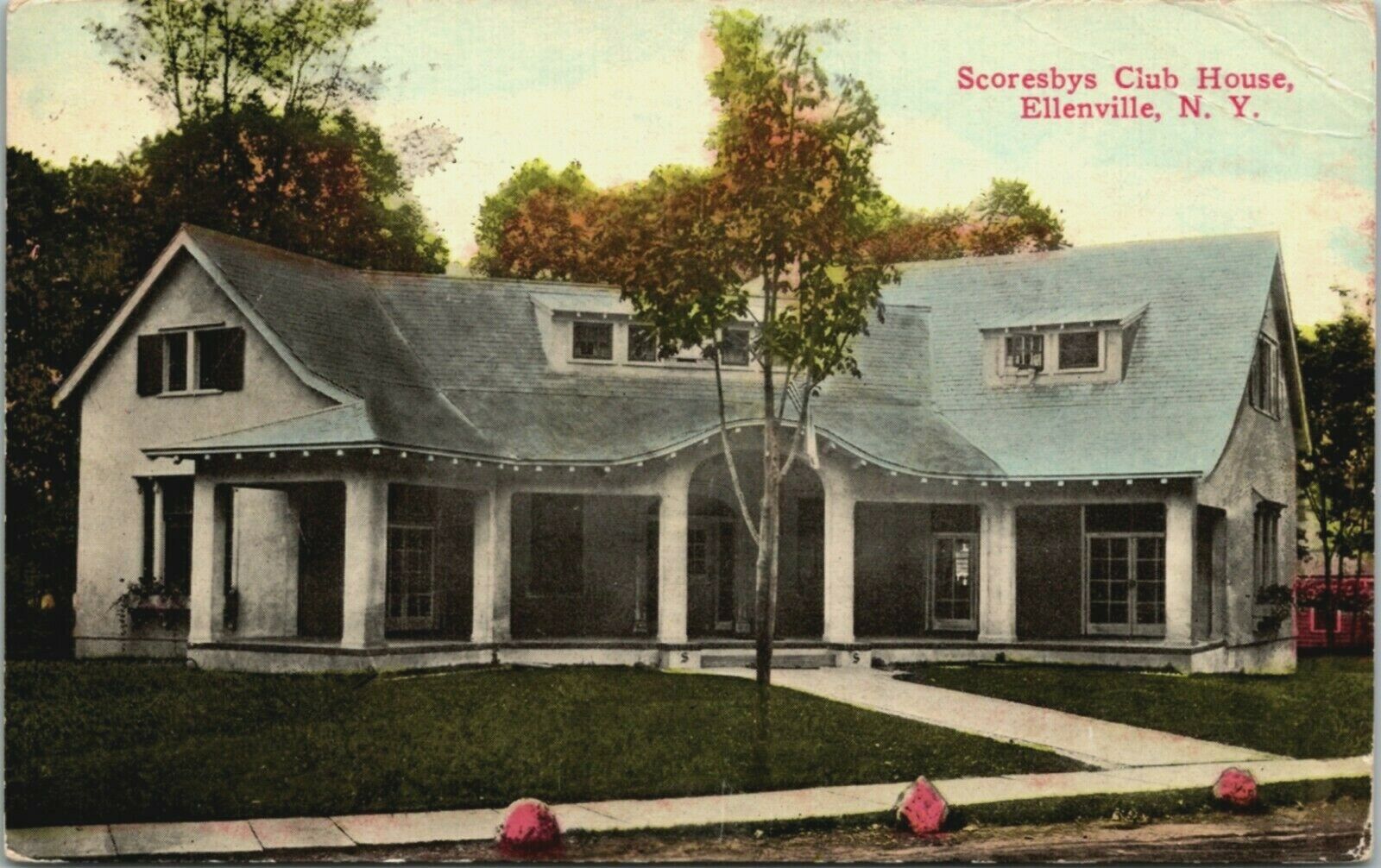 Scoresbys Club House Ellenville New York A11 United States New York Other, Postcard
