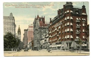 Postcard Hotels Stenton Walton Ritz Carlton Bellevue  Philadelphia PA 1913