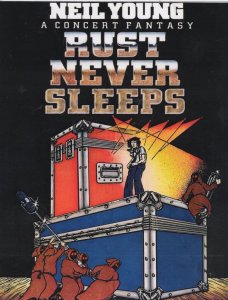 Neil Young Rust Never Sleeps Film Movie Art Postcard