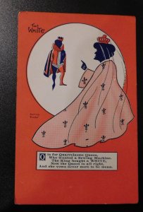 Mint USA Advertising Postcard The White Sewing Machine King and Queen Poem