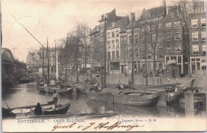 Netherlands Rotterdam Open Rijstuin Vintage Postcard 09.35