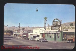 VICTORVILLE CALIFORNIA ROUTE 66 GREYHOUND BUS DEPOT DOWNTOWN POSTCARD