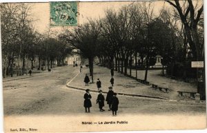 CPA NÉRAC-Le Jardin Public (264113)